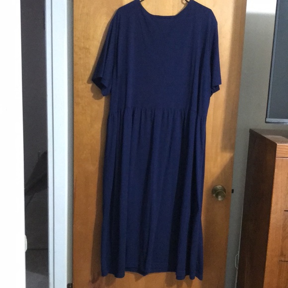 Kate & Co Modest Dress with Nautical Appliques - Picture 4 of 6